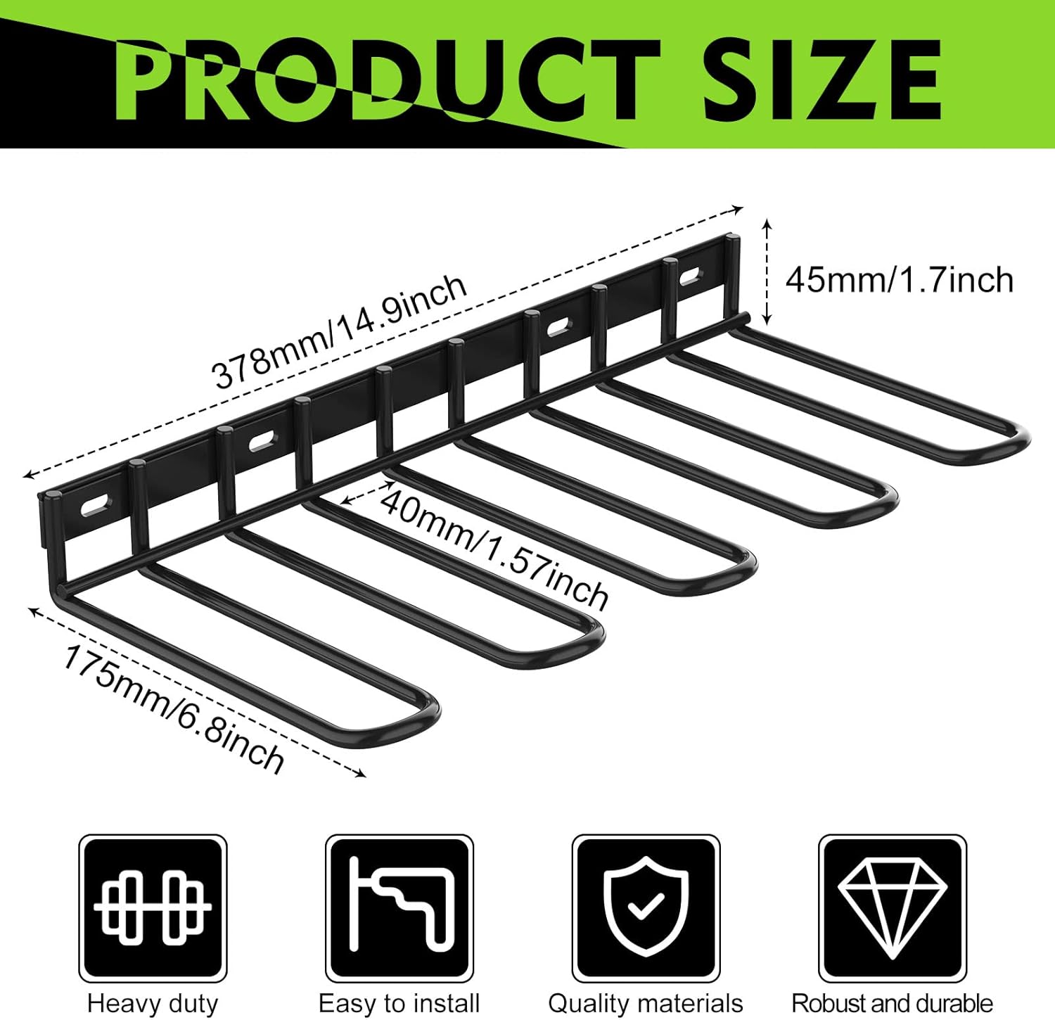 Power Tools Holder - Organisateur d'outils électriques VKKM, 4 emplacements,