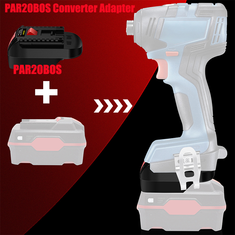 Power Tools Use - HAKSINKY PAR20BOS adaptateur de batterie pour