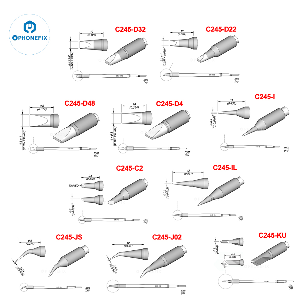 Power Tools Station - Embouts de fer à souder OEM
