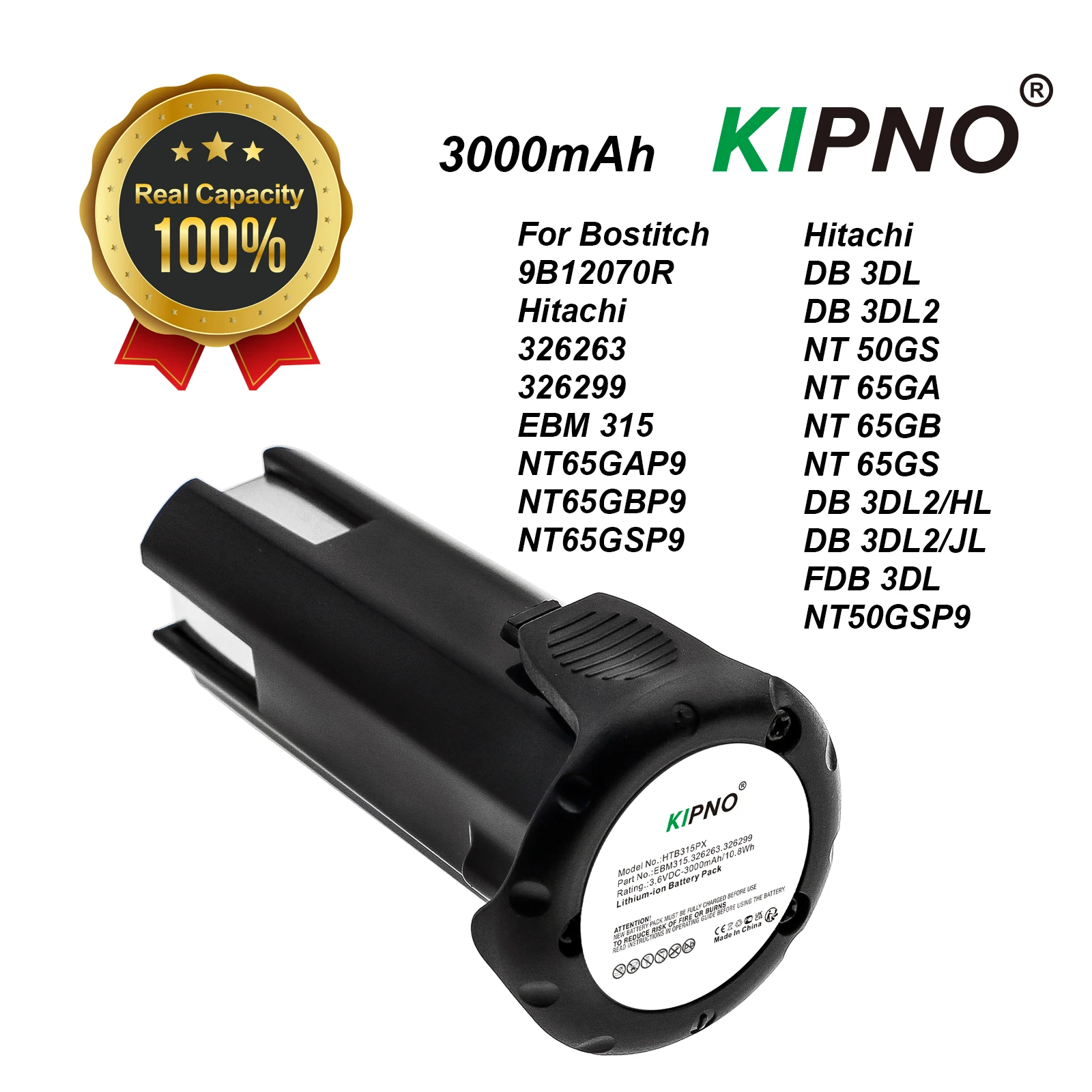 KIPNO 3000mAh Li-ion Batteries - Power Tools Hitachi avis et prix