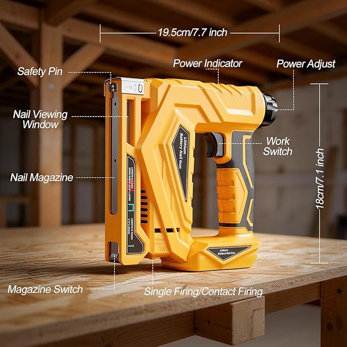 YEARTOP Pistolet Cloueur Agraf - Staple Gun Electric avis et prix