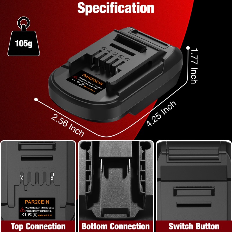 Adaptateur de batterie pour ou - Power Tools Use avis et prix